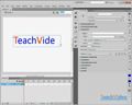 Работа с текстом в Flash cs5