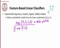 8 - 3 - Feature-Based Linear Classifiers (13-34)